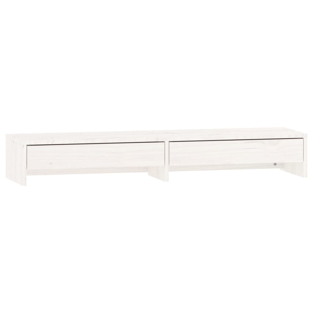 8720845579432_a_en_hd_1 vidaXL Monitor Stand White 100x27x15 cm Solid Wood Pine - Image 2