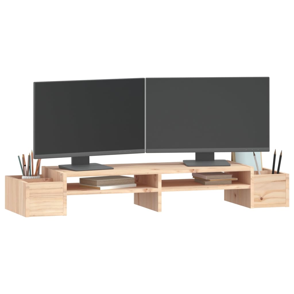8720845579524_g_en_hd_2 vidaXL Monitor Stand 100x27.5x15 cm Solid Wood Pine - Image 4