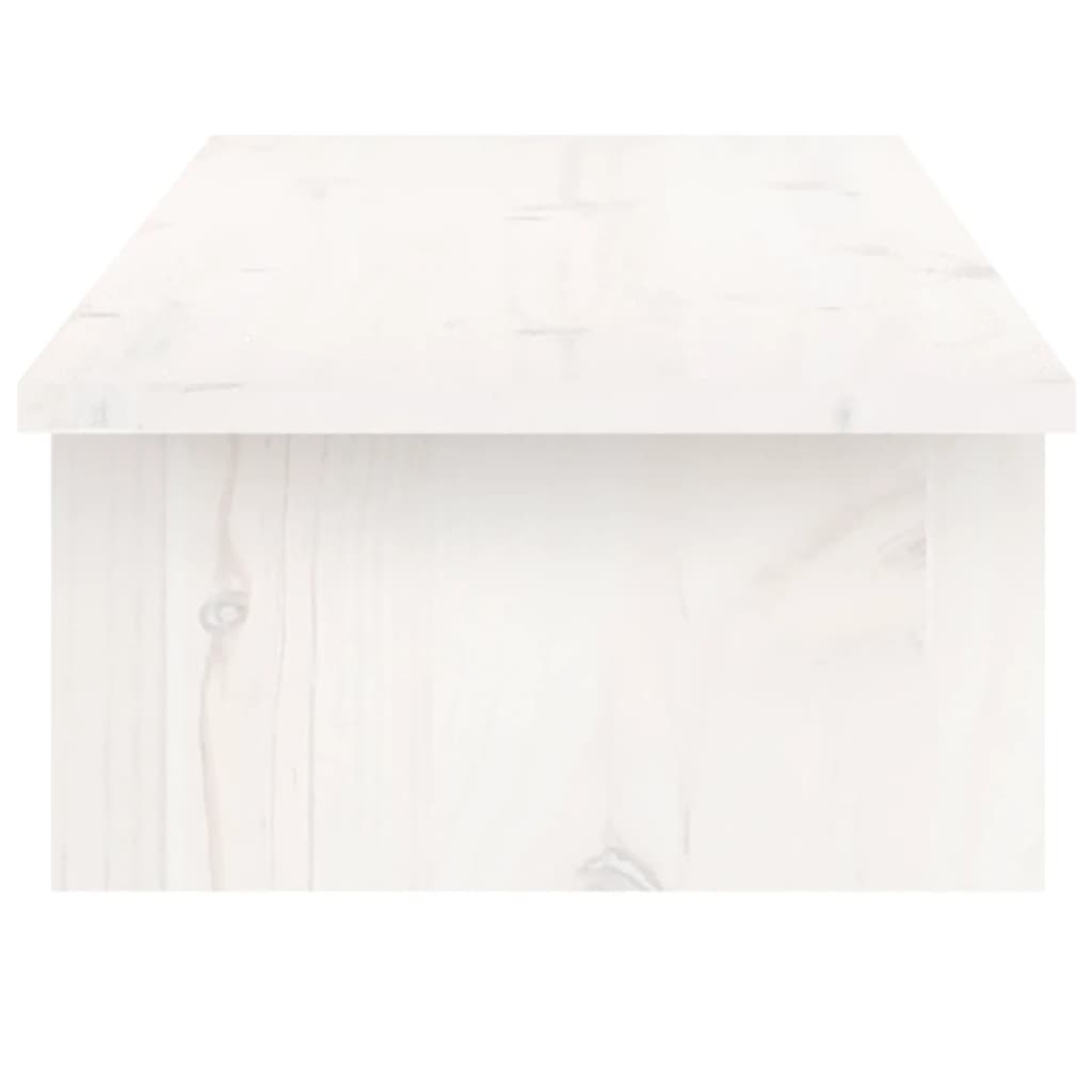 8720845579630_g_en_hd_4 vidaXL Monitor Stand White 100x27x15 cm Solid Wood Pine - Image 7