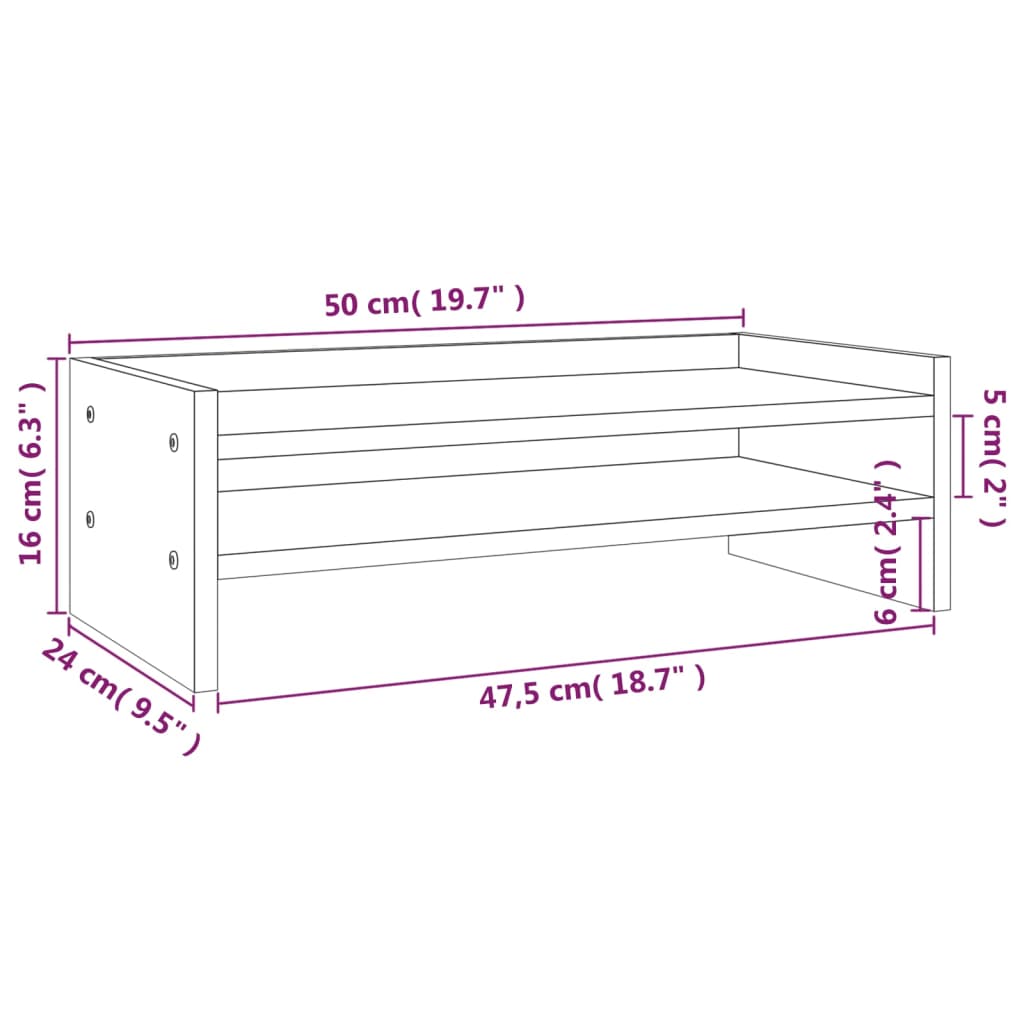 8720845579678_g_en_hd_6 vidaXL Monitor Stand 50x24x16 cm Solid Wood Pine - Image 8