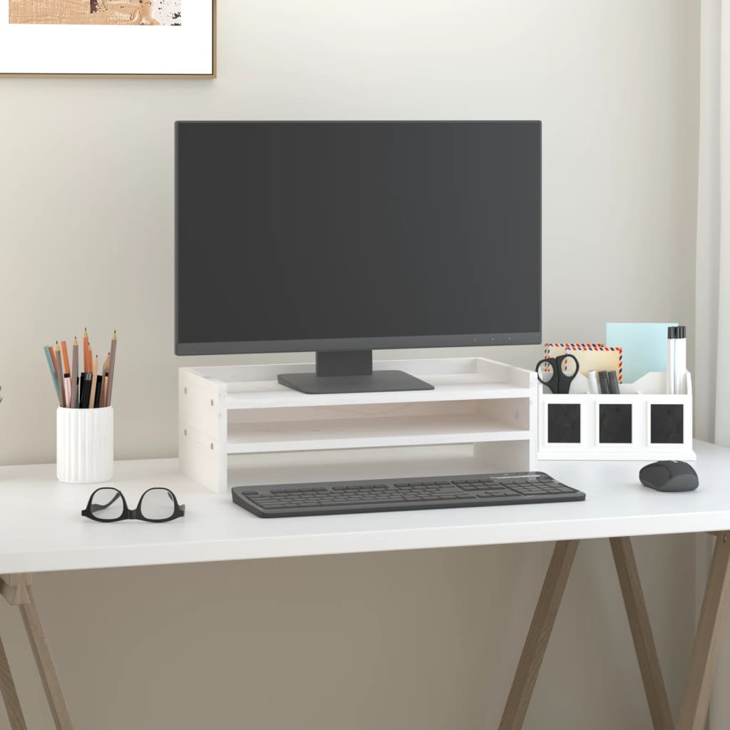 8720845579685_g_en_hd_1 vidaXL Monitor Stand White 50x24x16 cm Solid Wood Pine - Image 3
