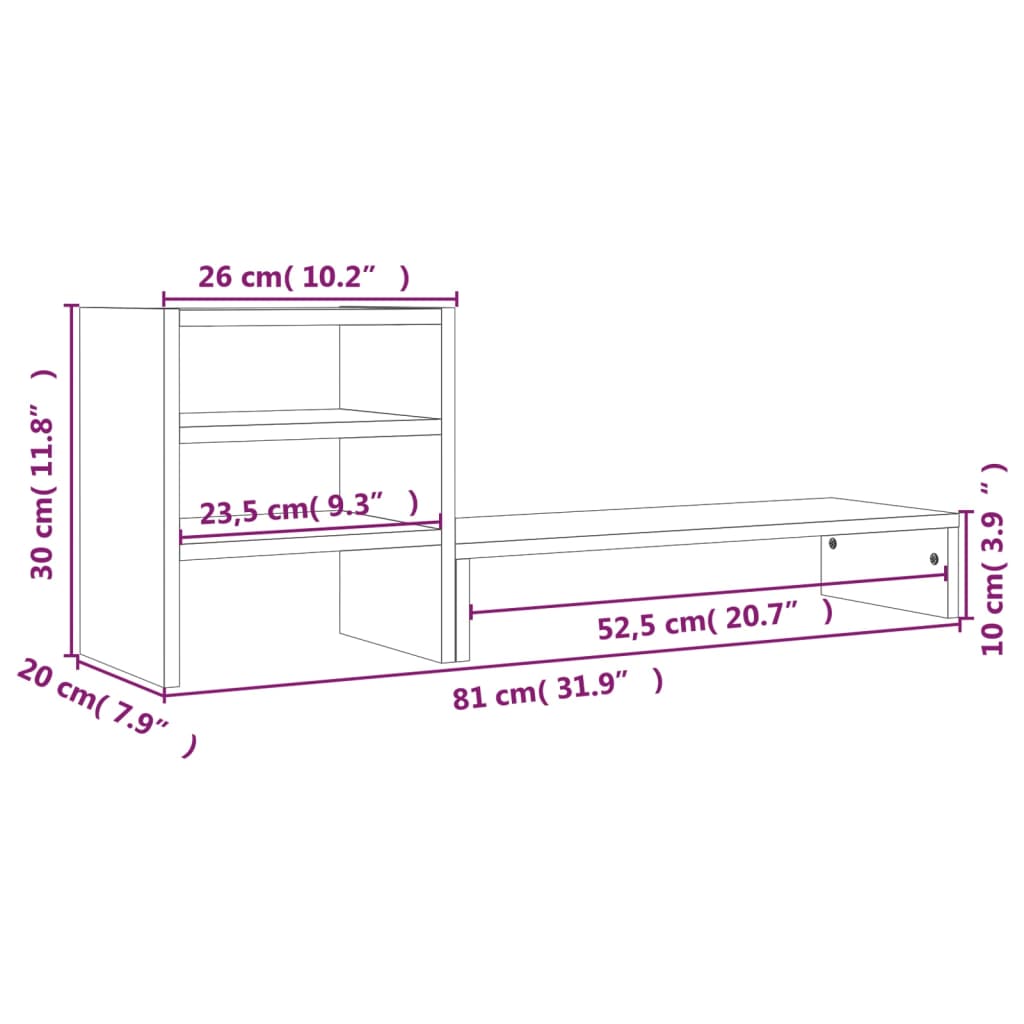8720845579777_g_en_hd_8 vidaXL Monitor Stand 81x20x30 cm Solid Wood Pine - Image 11
