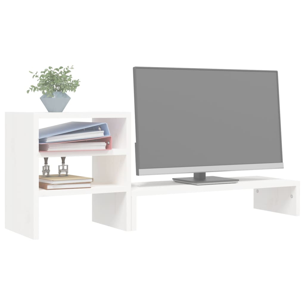 8720845579784_g_en_hd_2 vidaXL Monitor Stand White 81x20x30 cm Solid Wood Pine - Image 5