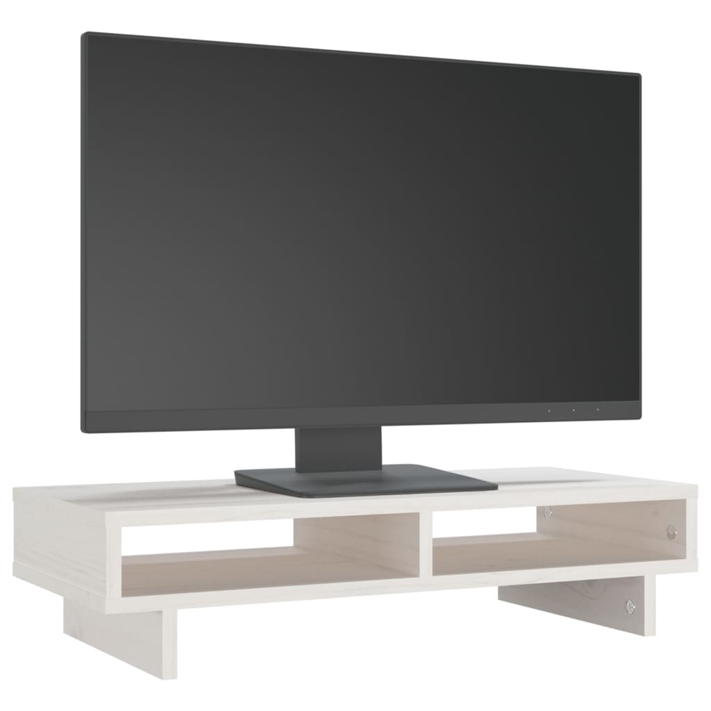 8720845579838_g_en_hd_2 vidaXL Monitor Stand White 60x27x14 cm Solid Wood Pine - Image 5