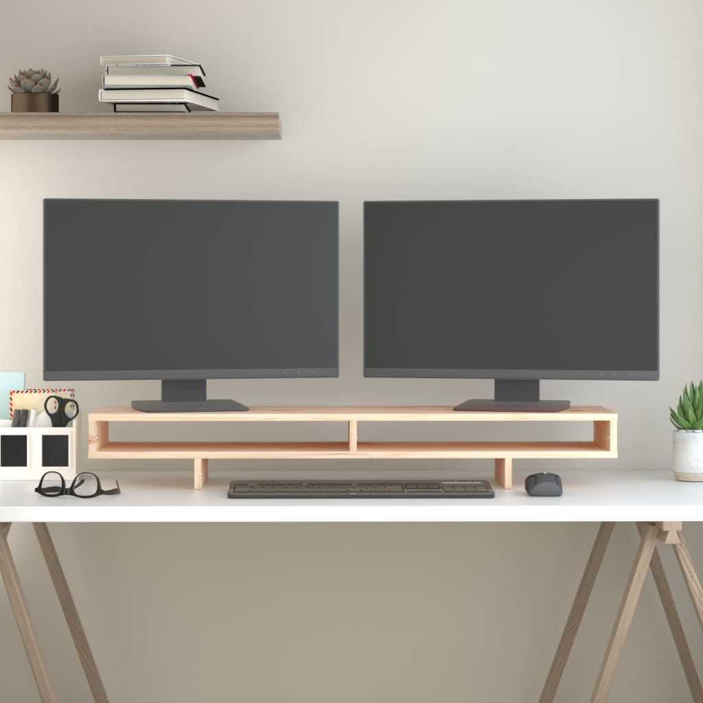 8720845579876_g_en_hd_1 vidaXL Monitor Stand 100x27x14 cm Solid Wood Pine - Image 4