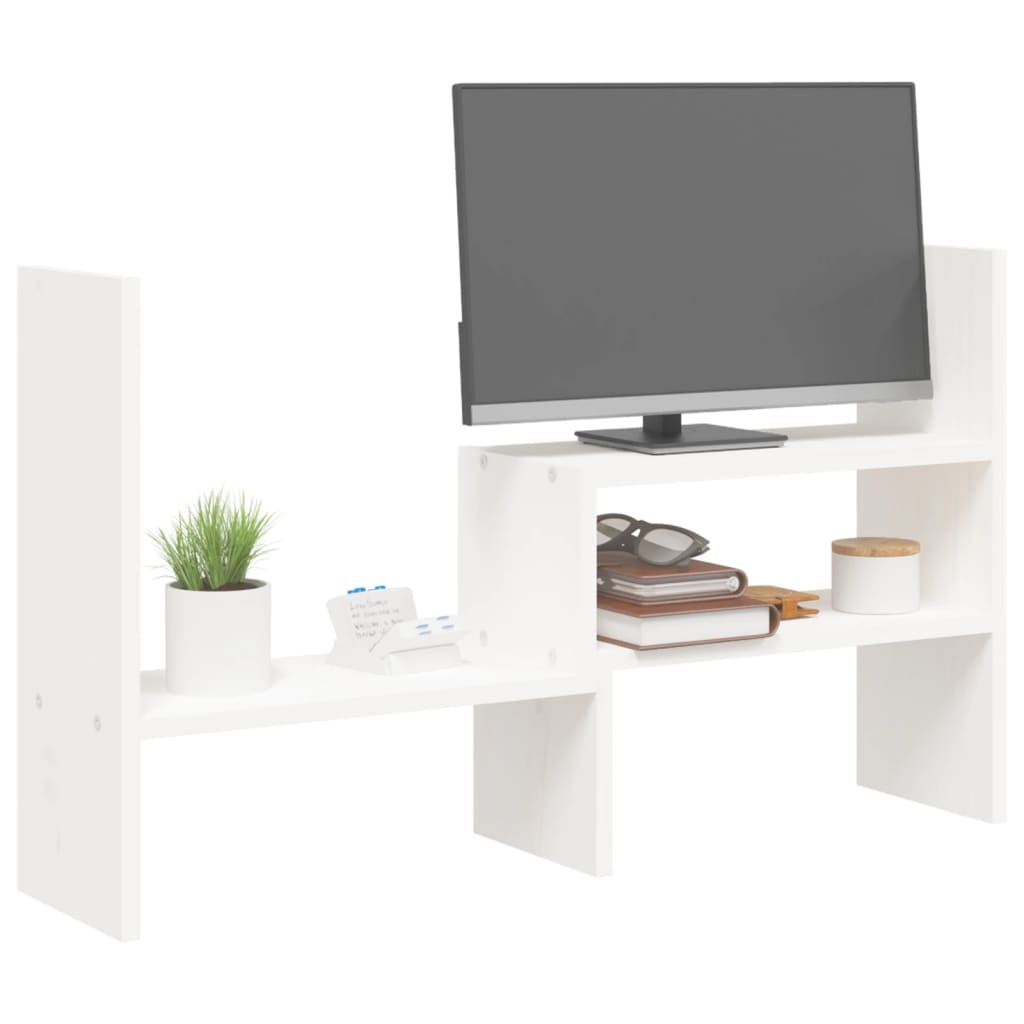 8720845579937_g_en_hd_2 vidaXL Monitor Stand White (39-72)x17x43 cm Solid Wood Pine - Image 4