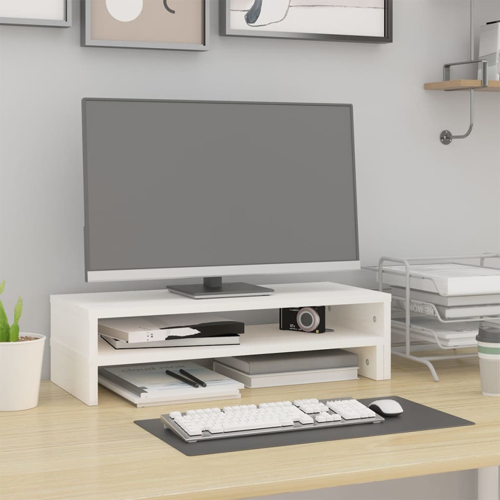 8720845579982_g_en_hd_1 vidaXL Monitor Stand White (52-101)x22x14 cm Solid Wood Pine - Image 3