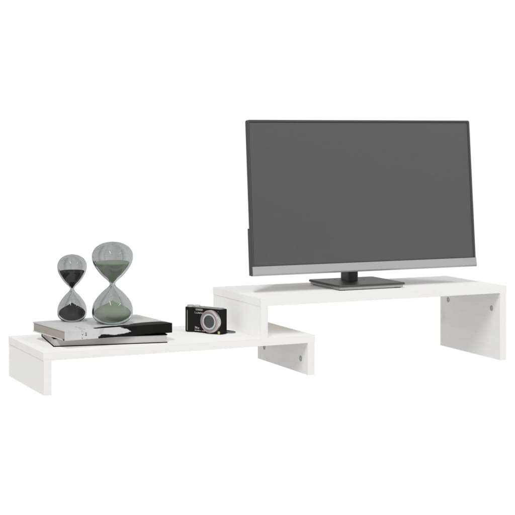 8720845579982_g_en_hd_2 vidaXL Monitor Stand White (52-101)x22x14 cm Solid Wood Pine - Image 4