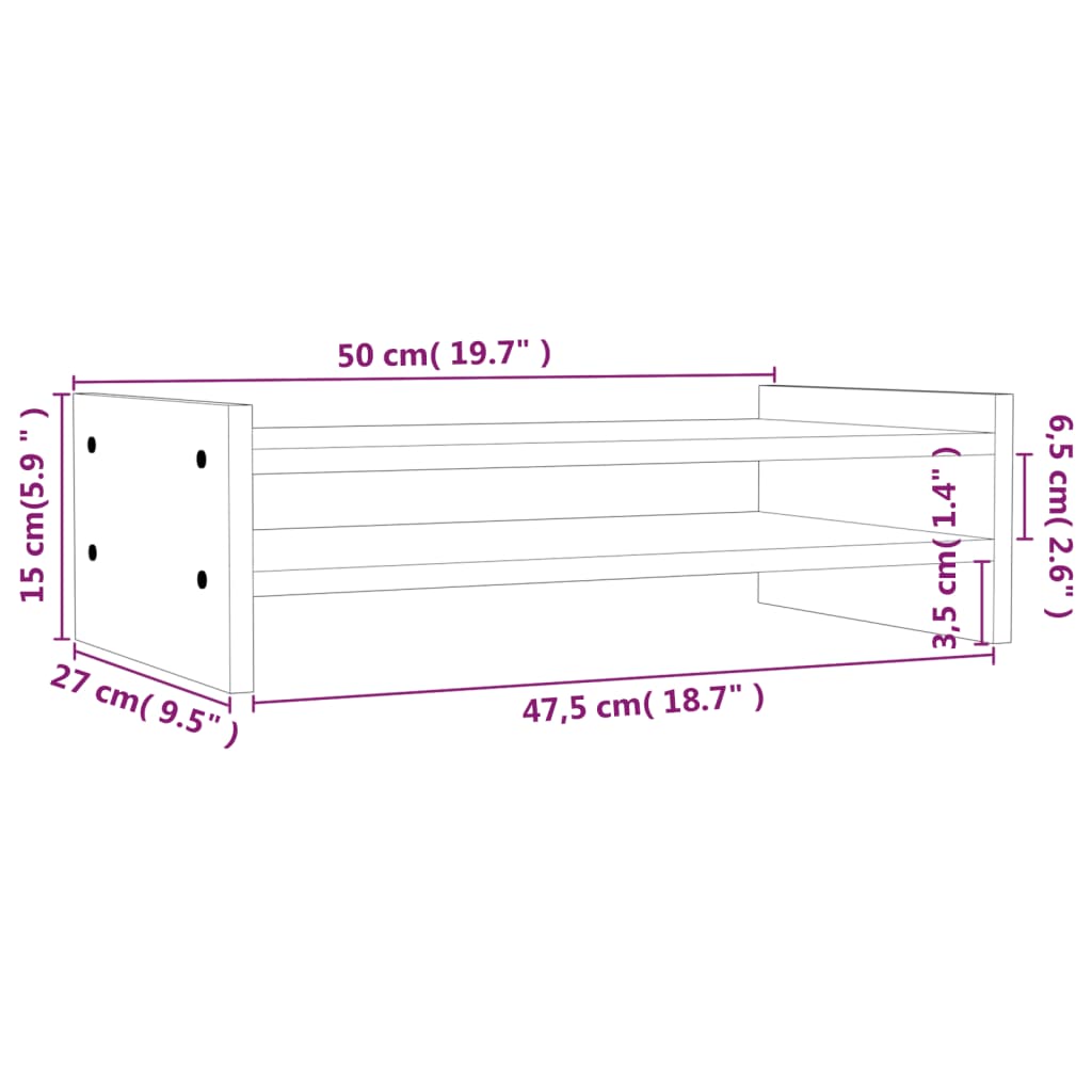 8720845580025_g_en_hd_6 vidaXL Monitor Stand 50x27x15 cm Solid Wood Pine - Image 8