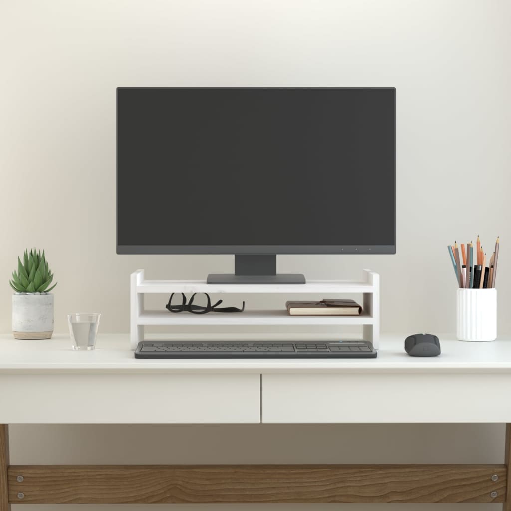 8720845580032_g_en_hd_1 vidaXL Monitor Stand White 50x27x15 cm Solid Wood Pine - Image 3