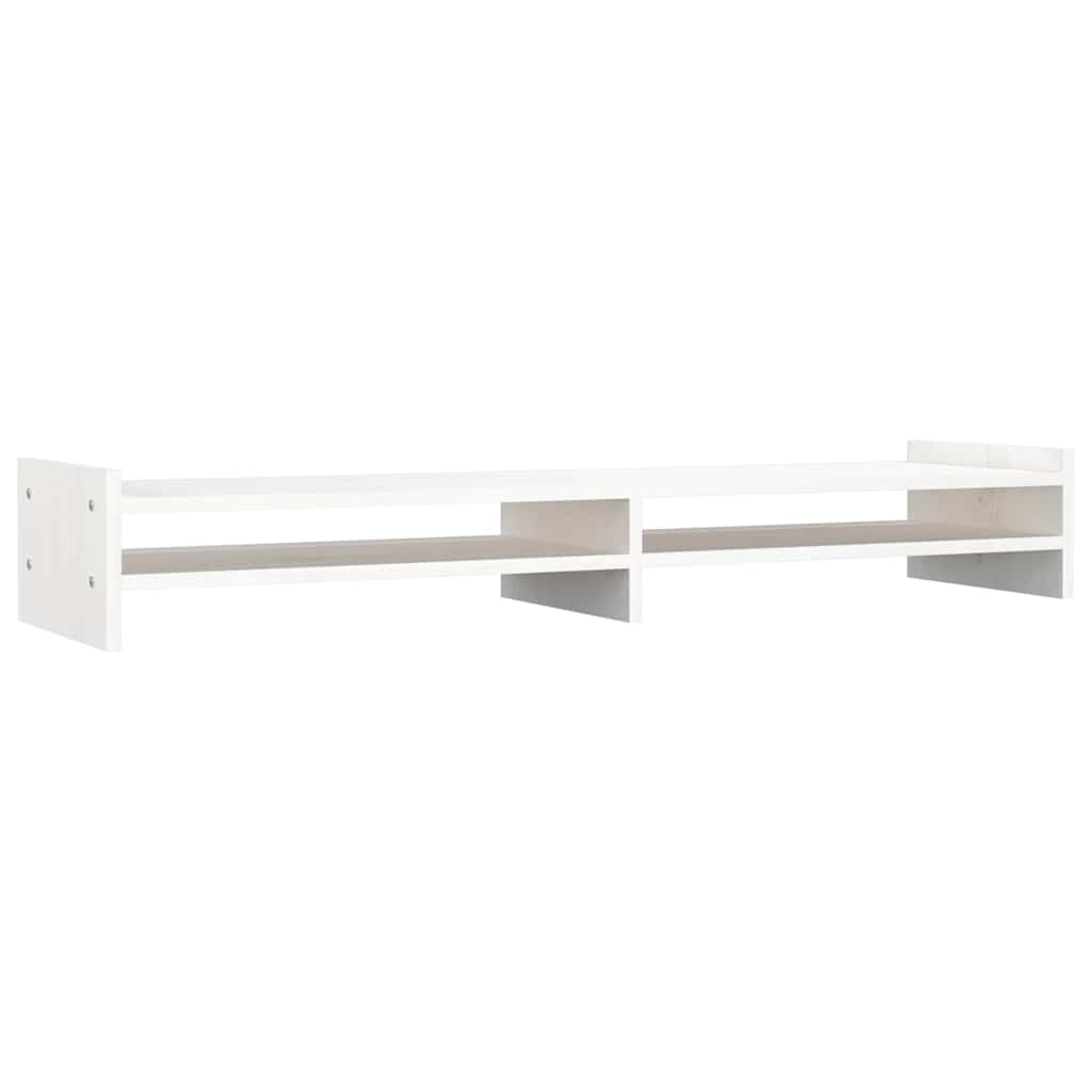 8720845580087_a_en_hd_1 vidaXL Monitor Stand White 100x27x15 cm Solid Wood Pine - Image 2