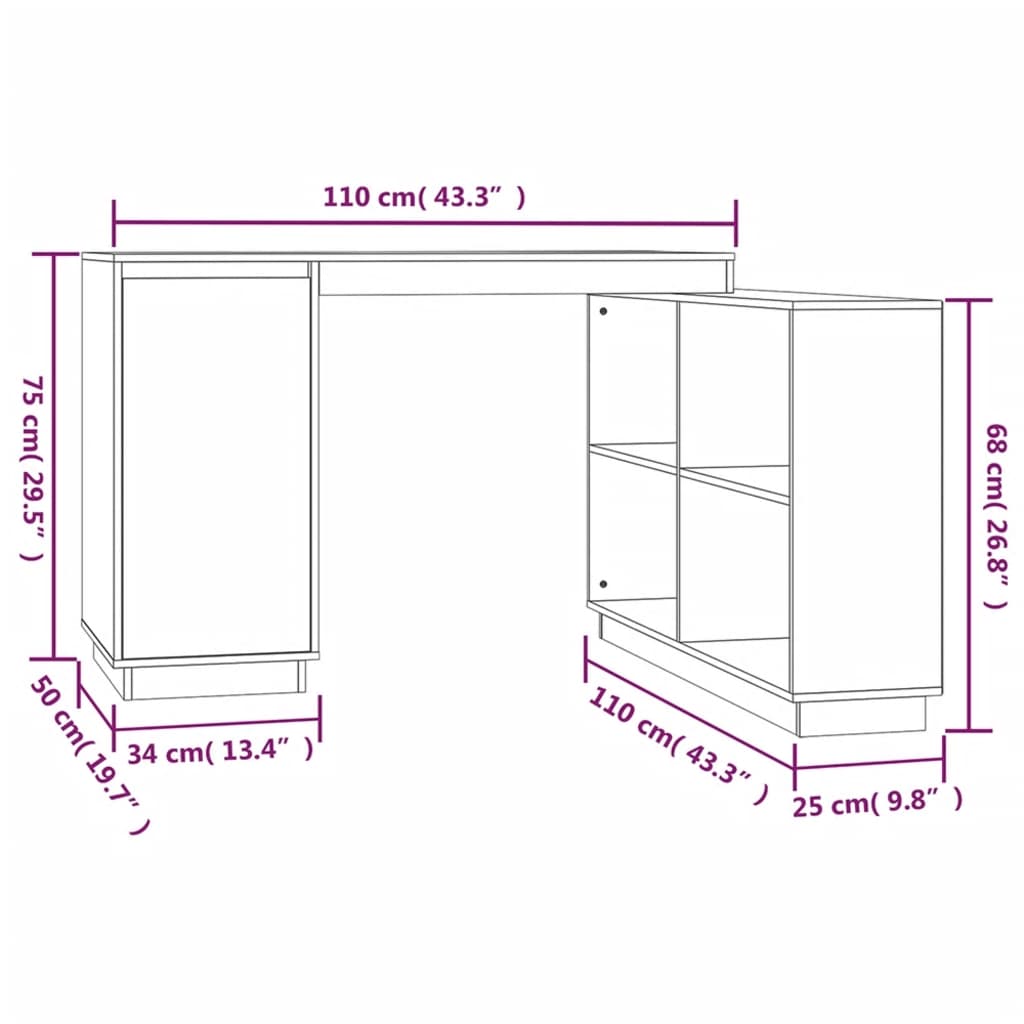 8720845581473_g_en_hd_9 vidaXL Desk 110x50x75 cm Solid Wood Pine - Image 12