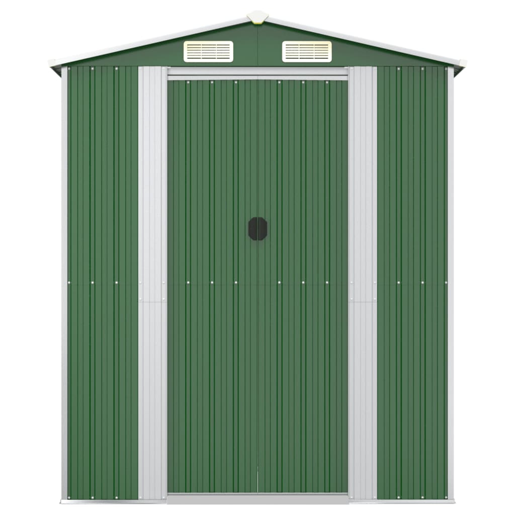 8720845581879_g_en_hd_2 vidaXL Garden Shed Green 192x191x223 cm Galvanised Steel - Image 4