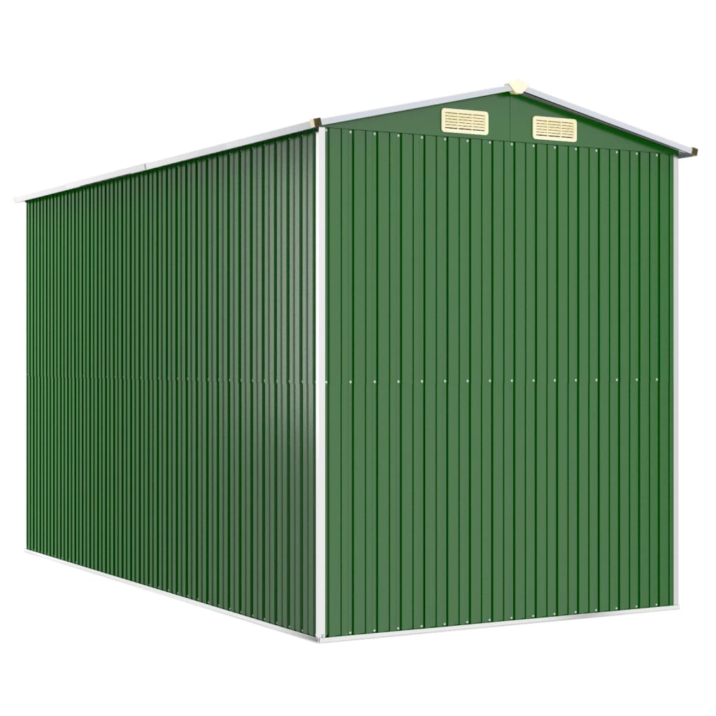 8720845581893_g_en_hd_4 vidaXL Garden Shed Green 192x357x223 cm Galvanised Steel - Image 6