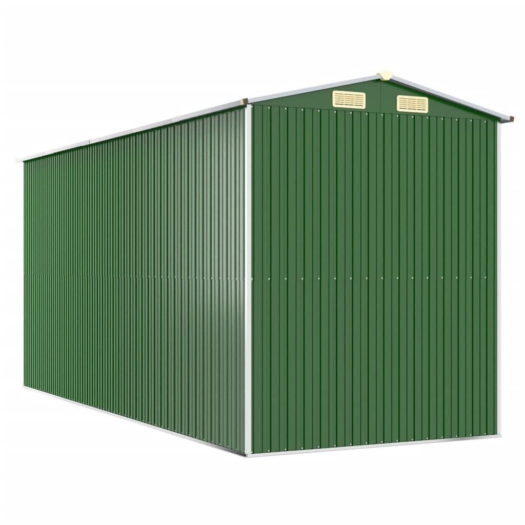 8720845581909_g_en_hd_4 vidaXL Garden Shed Green 192x440x223 cm Galvanised Steel - Image 6