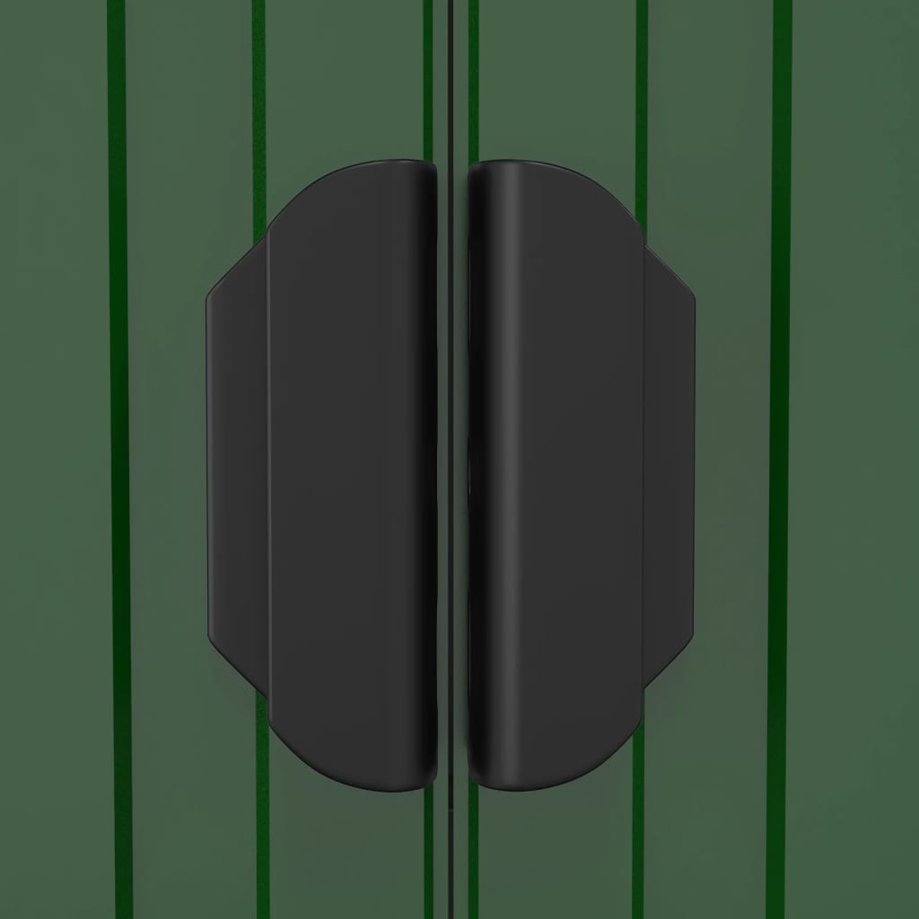 8720845581909_g_en_hd_5 vidaXL Garden Shed Green 192x440x223 cm Galvanised Steel - Image 7
