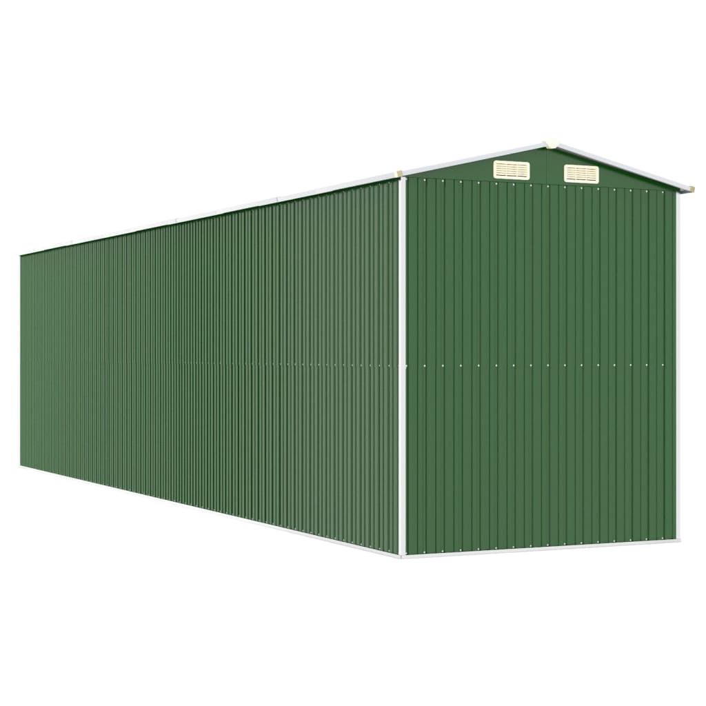 8720845581947_g_en_hd_4 vidaXL Garden Shed Green 192x772x223 cm Galvanised Steel - Image 6