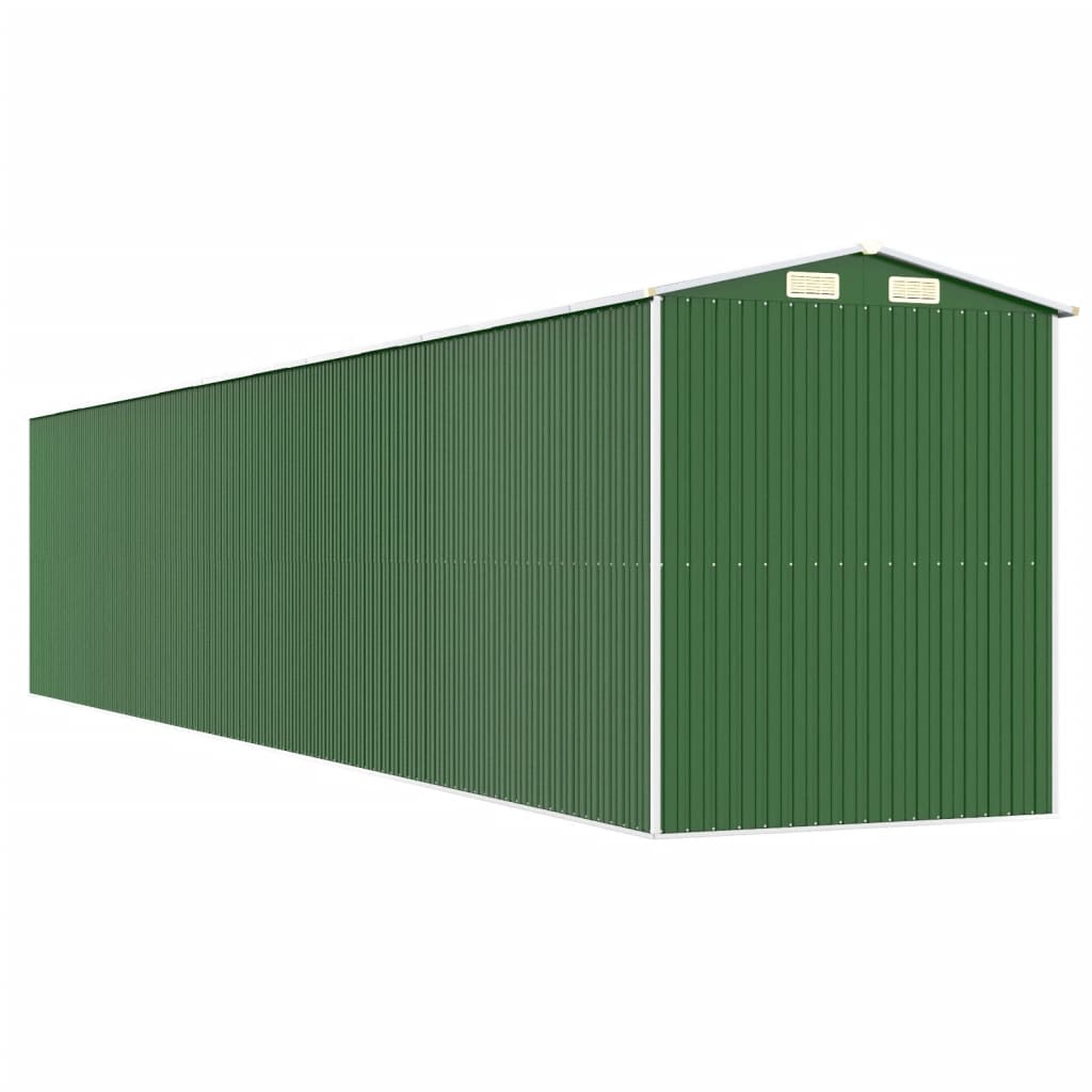 8720845581978_g_en_hd_4 vidaXL Garden Shed Green 192x1021x223 cm Galvanised Steel - Image 6