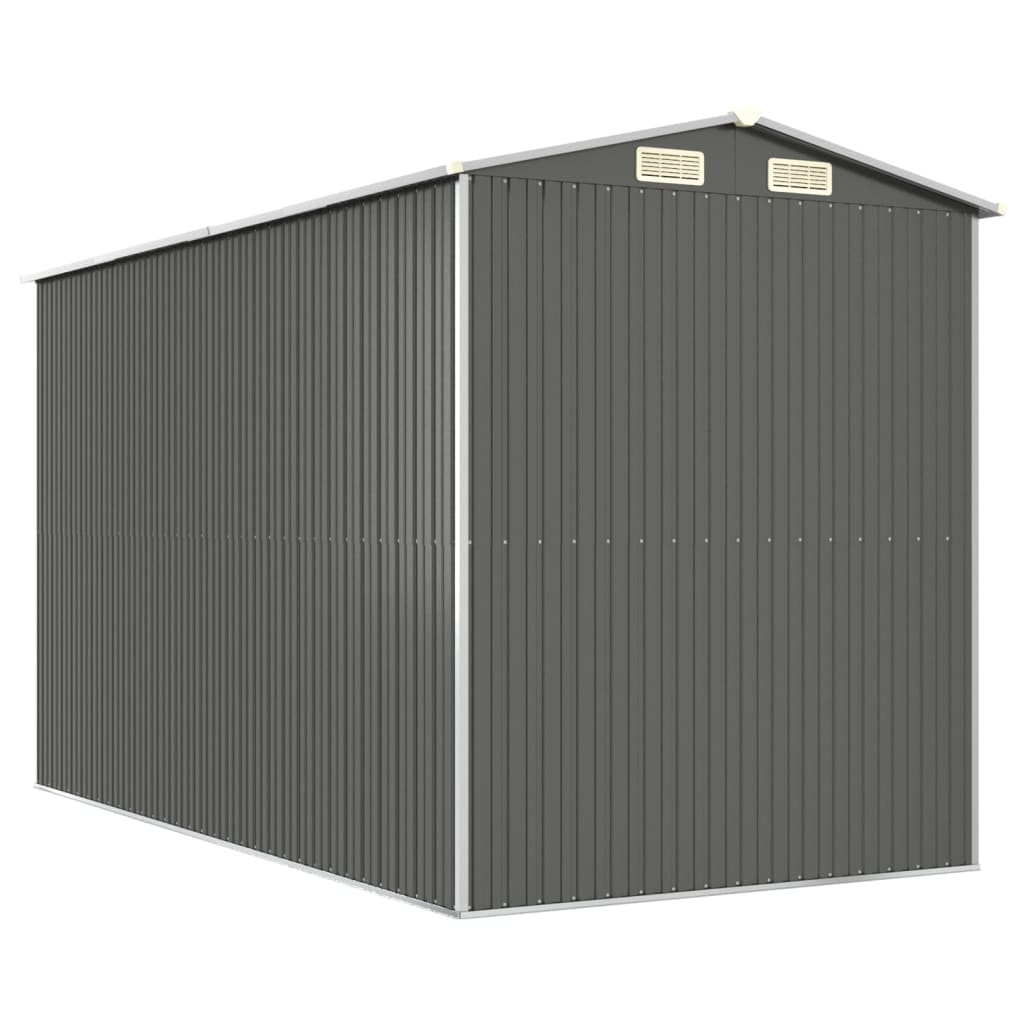 8720845582005_g_en_hd_4 vidaXL Garden Shed Light Grey 192x357x223 cm Galvanised Steel - Image 6