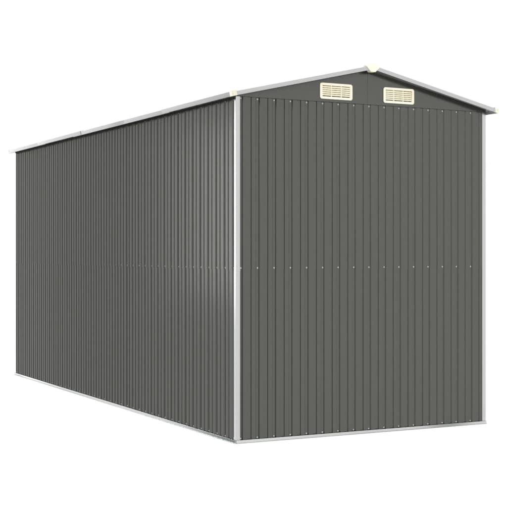8720845582012_g_en_hd_4 vidaXL Garden Shed Light Grey 192x440x223 cm Galvanised Steel - Image 6
