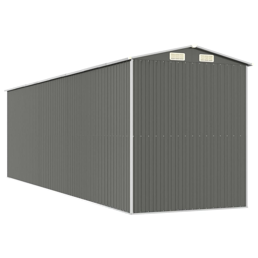 8720845582043_g_en_hd_4 vidaXL Garden Shed Light Grey 192x689x223 cm Galvanised Steel - Image 6
