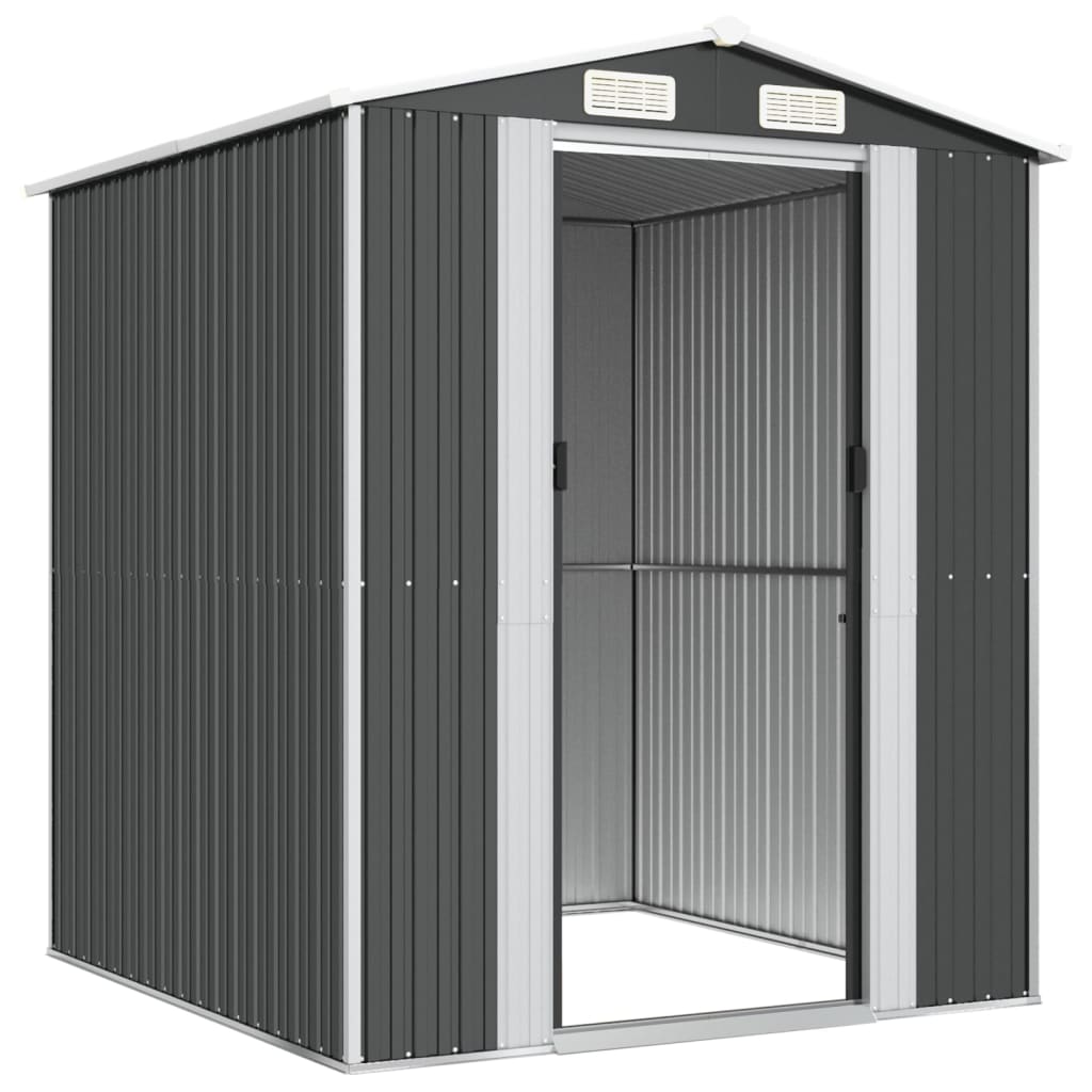 8720845582098_g_en_hd_2 vidaXL Garden Shed Anthracite 192x191x223 cm Galvanised Steel - Image 4