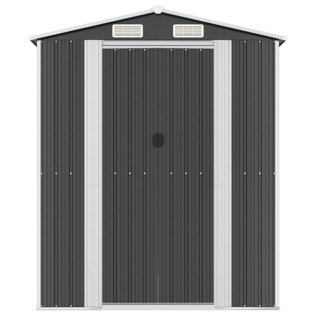 8720845582104_g_en_hd_1 vidaXL Garden Shed Anthracite 192x274x223 cm Galvanised Steel - Image 3