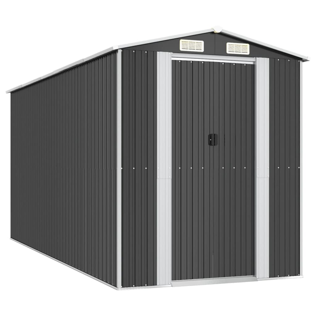 8720845582128_a_en_hd_1 vidaXL Garden Shed Anthracite 192x440x223 cm Galvanised Steel - Image 2