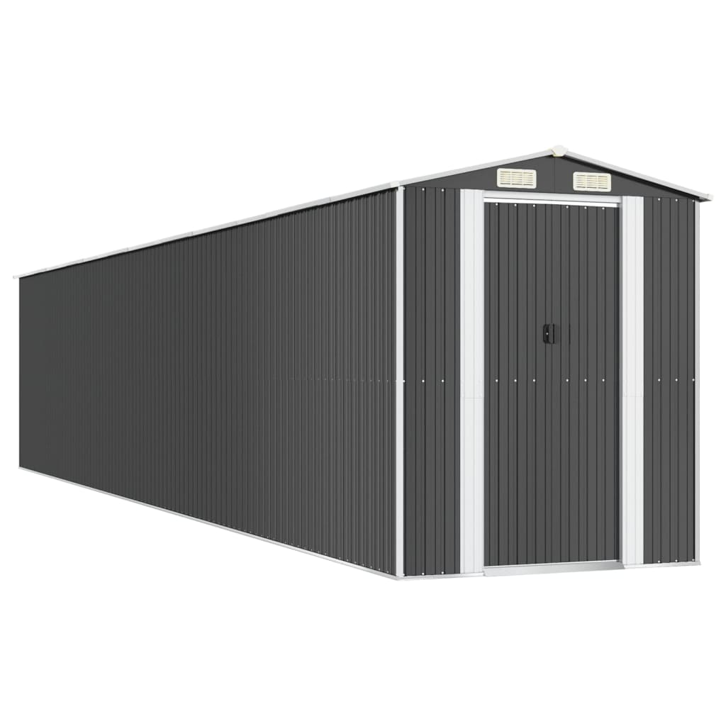 8720845582197_a_en_hd_1 vidaXL Garden Shed Anthracite 192x1021x223 cm Galvanised Steel - Image 2