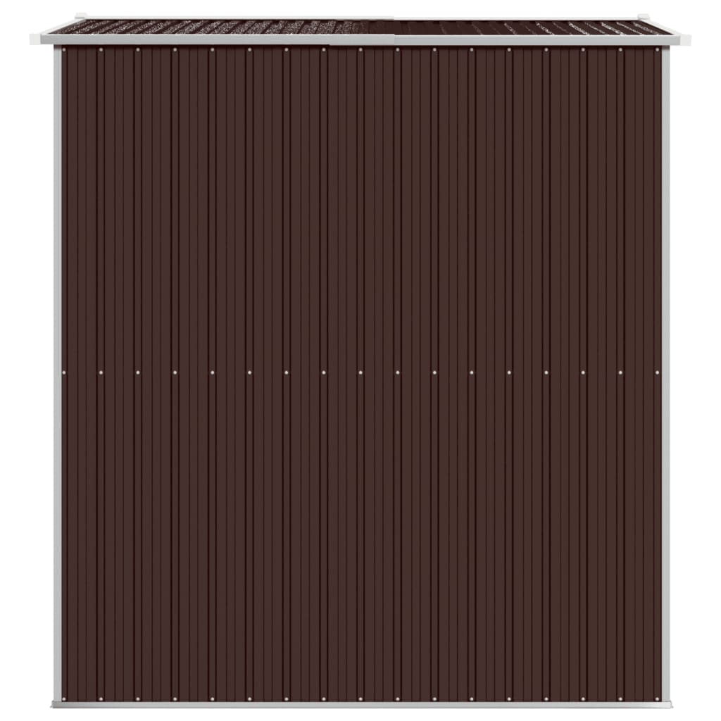 8720845582203_g_en_hd_3 vidaXL Garden Shed Dark Brown 192x191x223 cm Galvanised Steel - Image 5