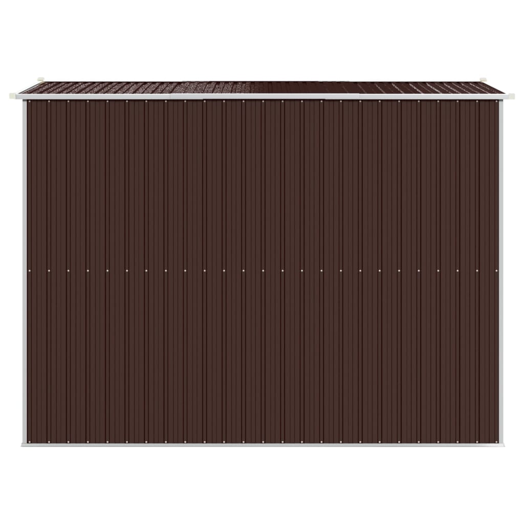 8720845582210_g_en_hd_3 vidaXL Garden Shed Dark Brown 192x274x223 cm Galvanised Steel - Image 5