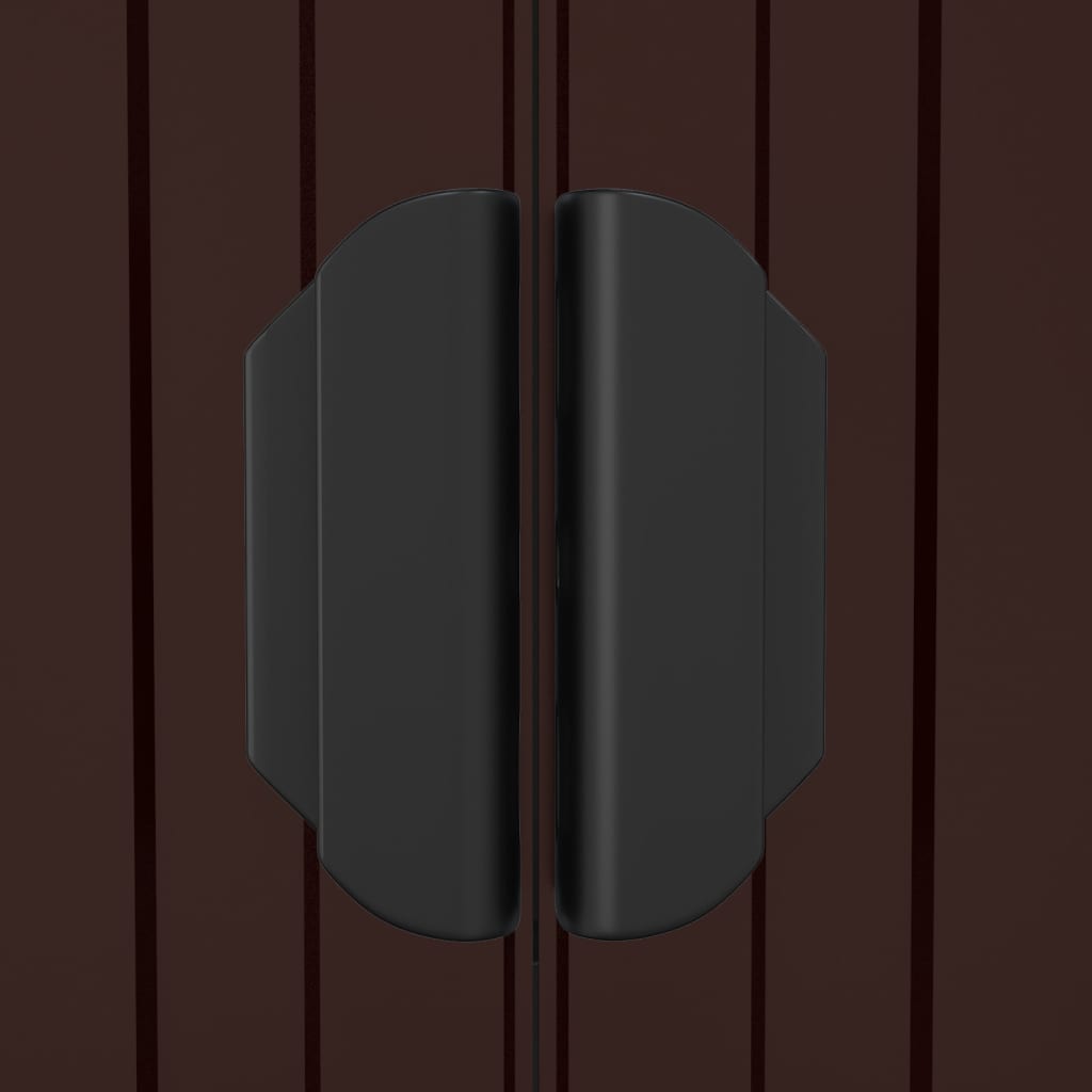 8720845582210_g_en_hd_5 vidaXL Garden Shed Dark Brown 192x274x223 cm Galvanised Steel - Image 7