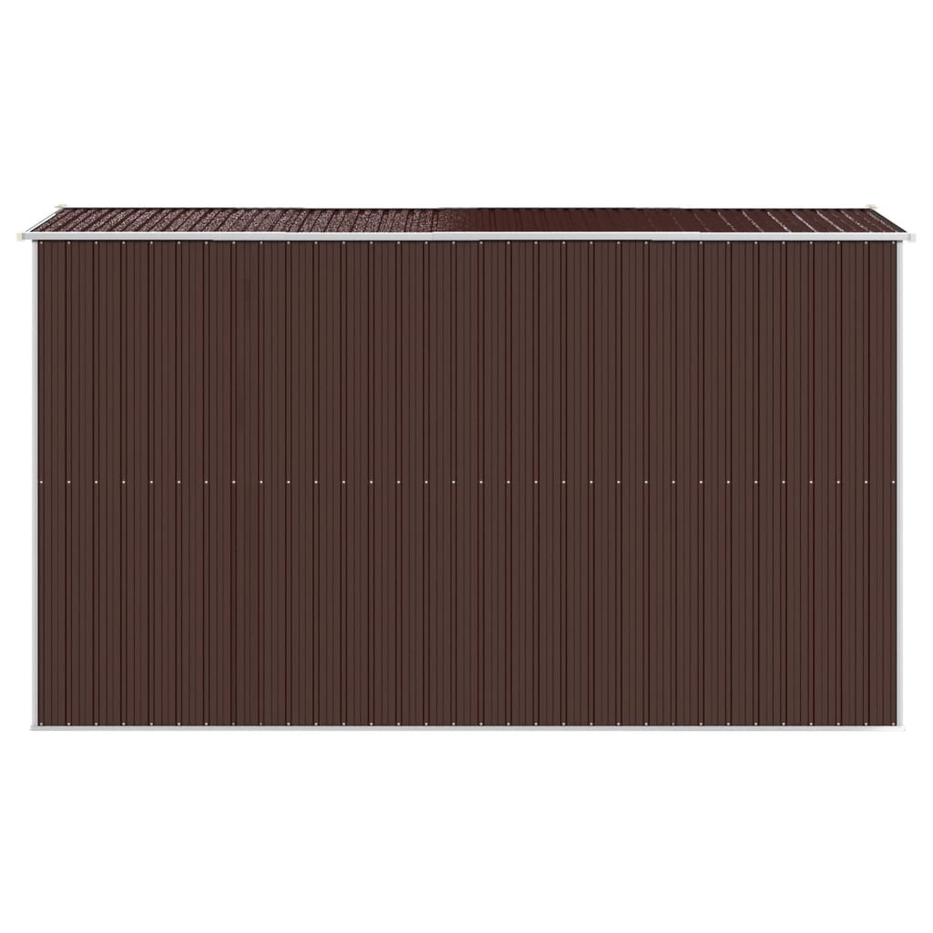 8720845582227_g_en_hd_3 vidaXL Garden Shed Dark Brown 192x357x223 cm Galvanised Steel - Image 5