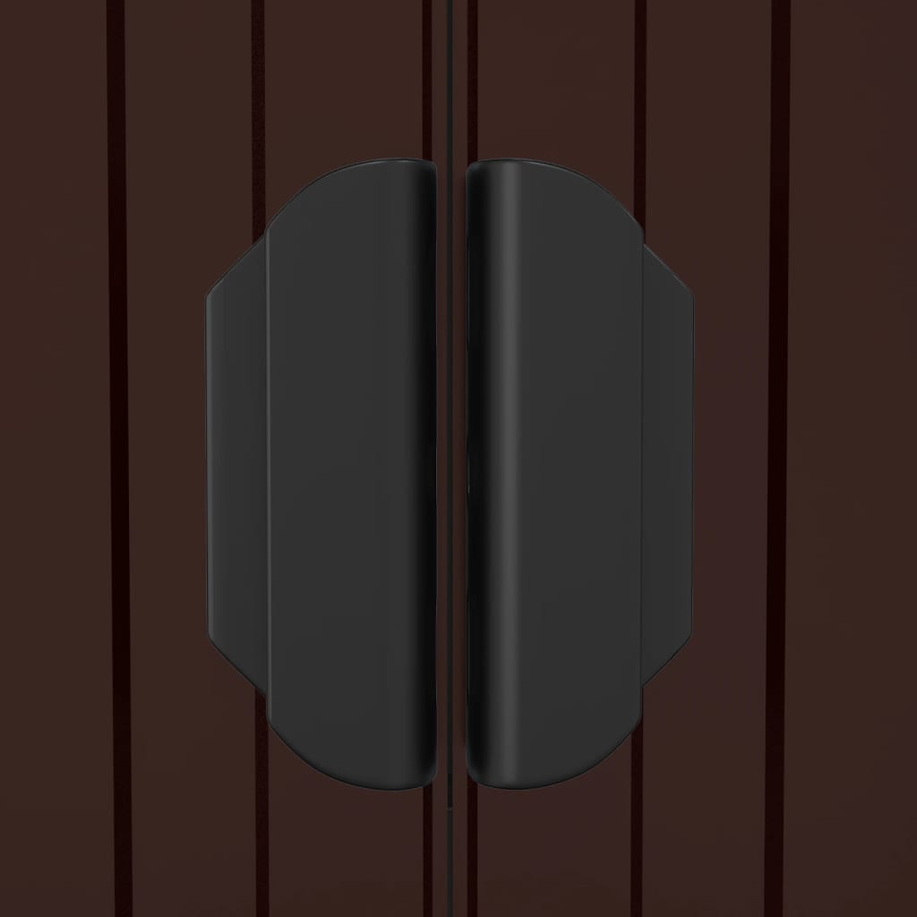 8720845582227_g_en_hd_5 vidaXL Garden Shed Dark Brown 192x357x223 cm Galvanised Steel - Image 7
