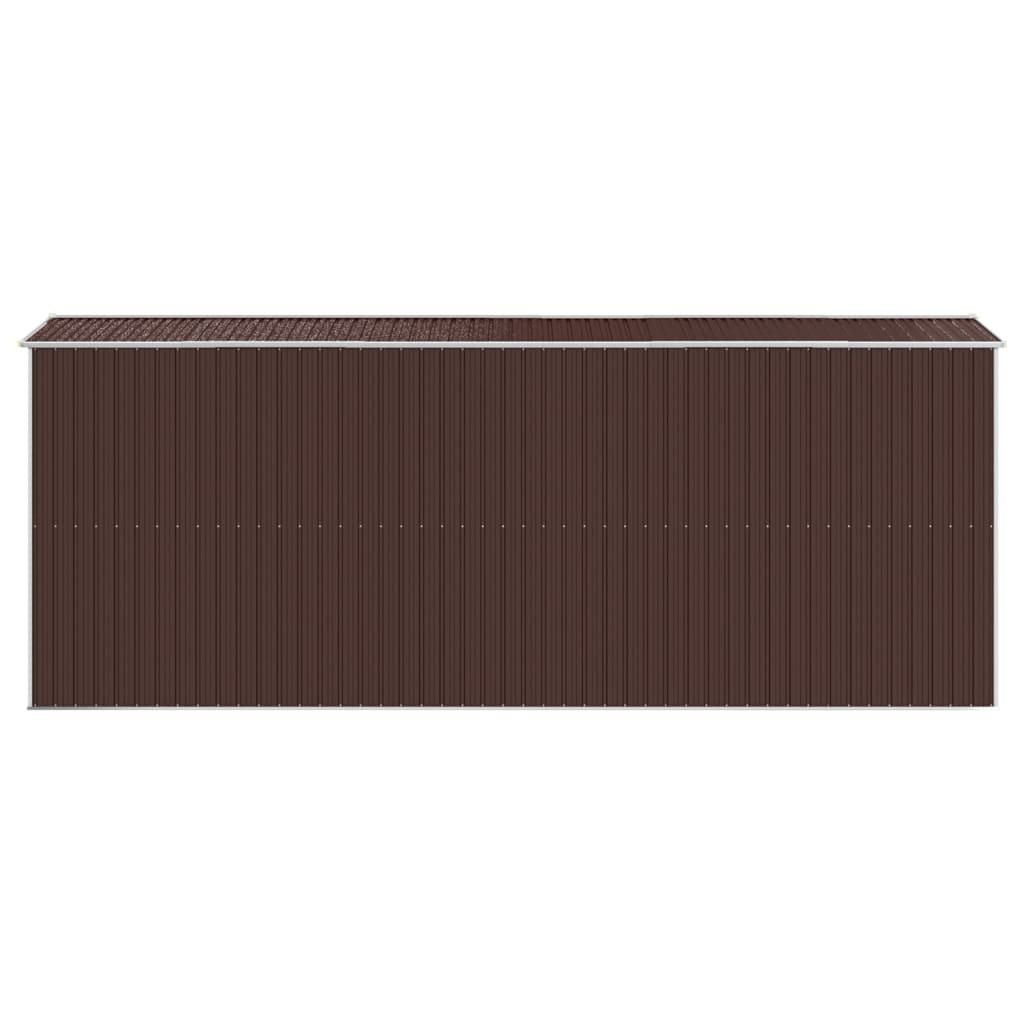 8720845582241_g_en_hd_3 vidaXL Garden Shed Dark Brown 192x523x223 cm Galvanised Steel - Image 5