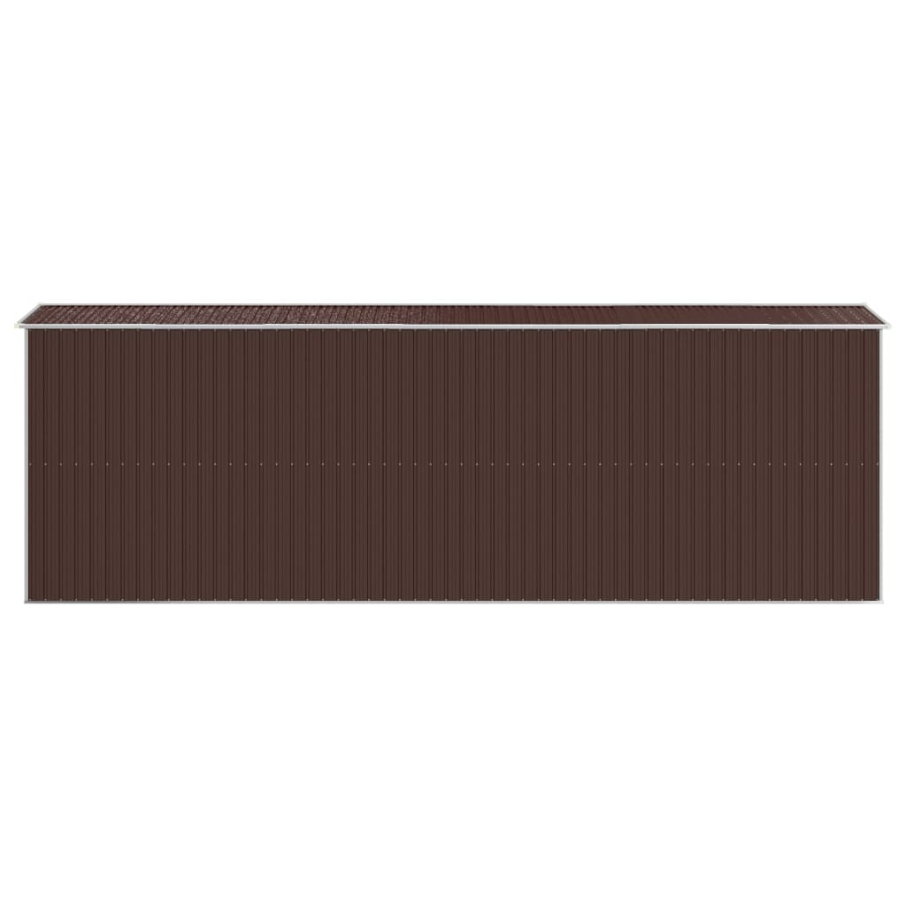 8720845582258_g_en_hd_3 vidaXL Garden Shed Dark Brown 192x606x223 cm Galvanised Steel - Image 5