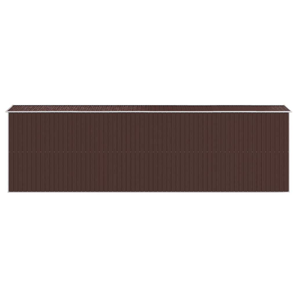 8720845582265_g_en_hd_3 vidaXL Garden Shed Dark Brown 192x689x223 cm Galvanised Steel - Image 5
