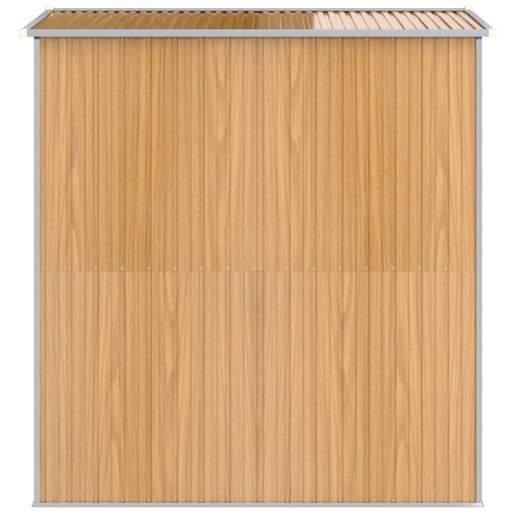 8720845582319_g_en_hd_3 vidaXL Garden Shed Light Brown 192x191x223 cm Galvanised Steel - Image 5
