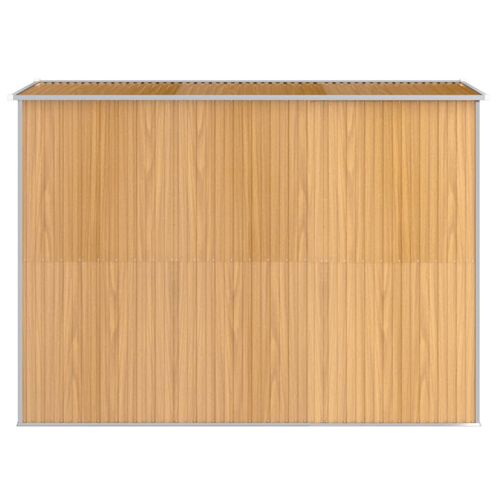 8720845582326_g_en_hd_3 vidaXL Garden Shed Light Brown 192x274x223 cm Galvanised Steel - Image 5