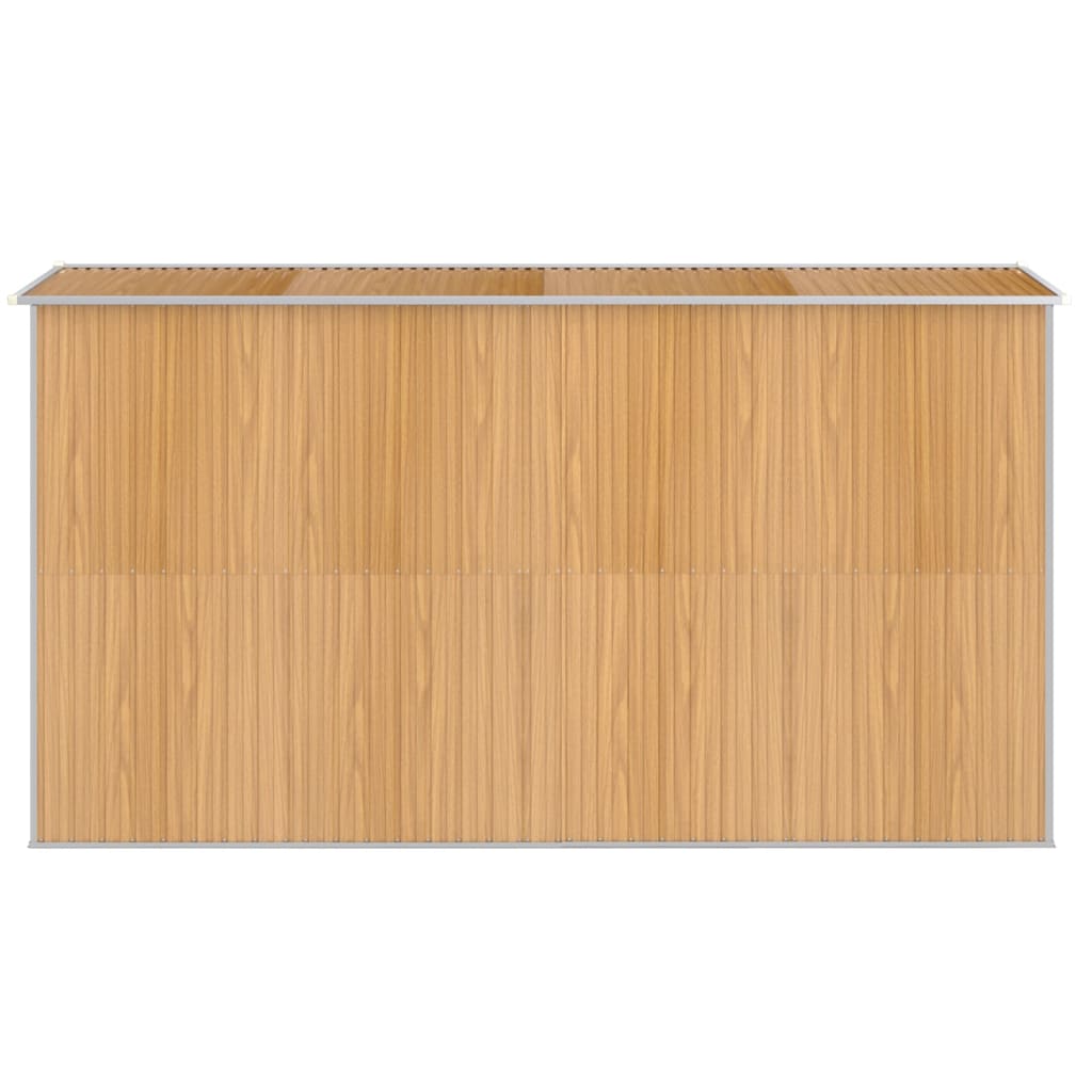8720845582333_g_en_hd_3 vidaXL Garden Shed Light Brown 192x357x223 cm Galvanised Steel - Image 5
