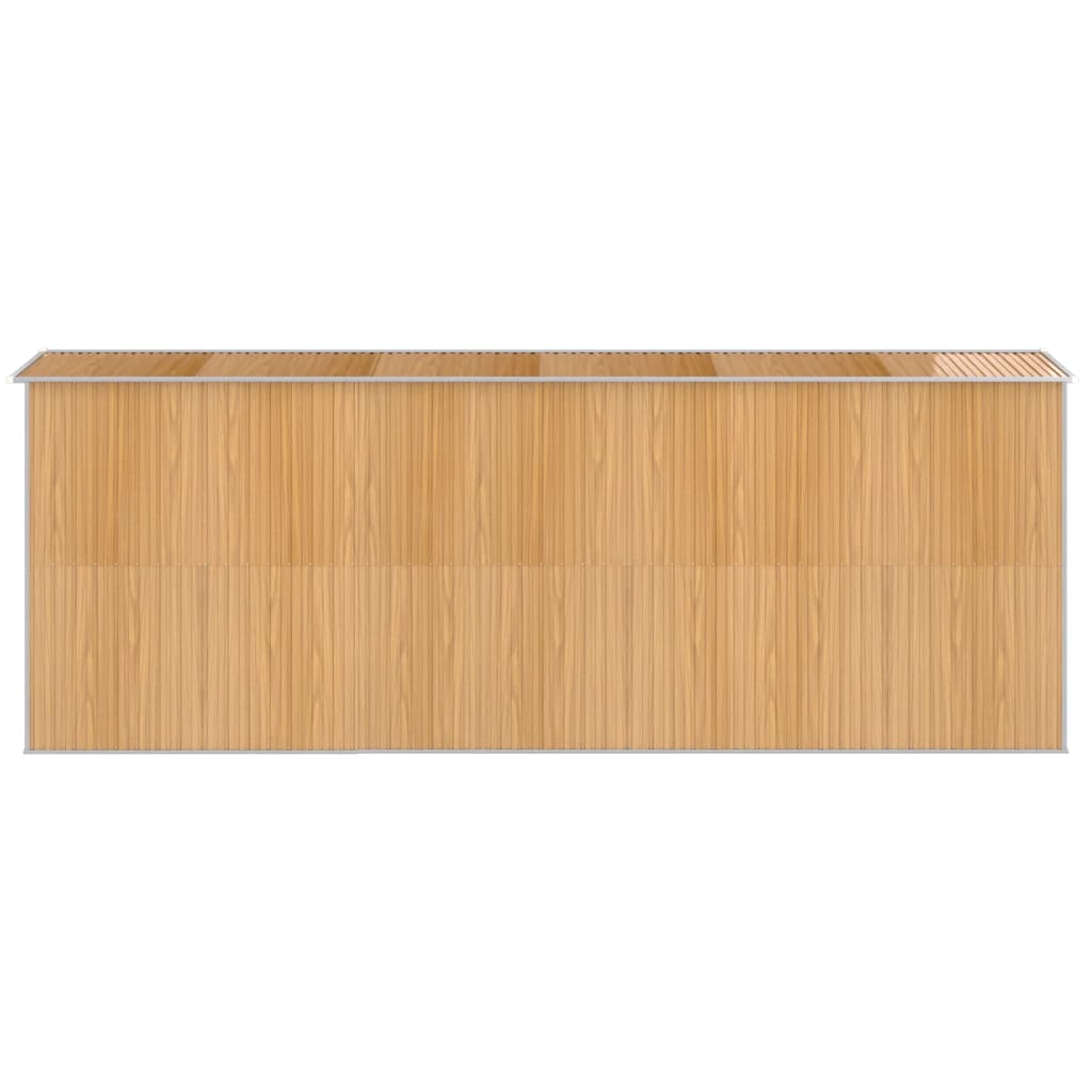 8720845582357_g_en_hd_3 vidaXL Garden Shed Light Brown 192x523x223 cm Galvanised Steel - Image 5