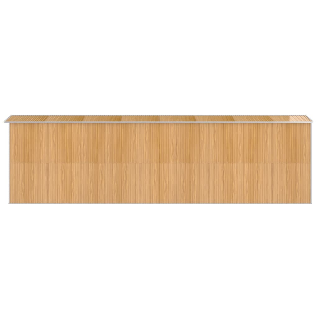 8720845582371_g_en_hd_3 vidaXL Garden Shed Light Brown 192x689x223 cm Galvanised Steel - Image 5