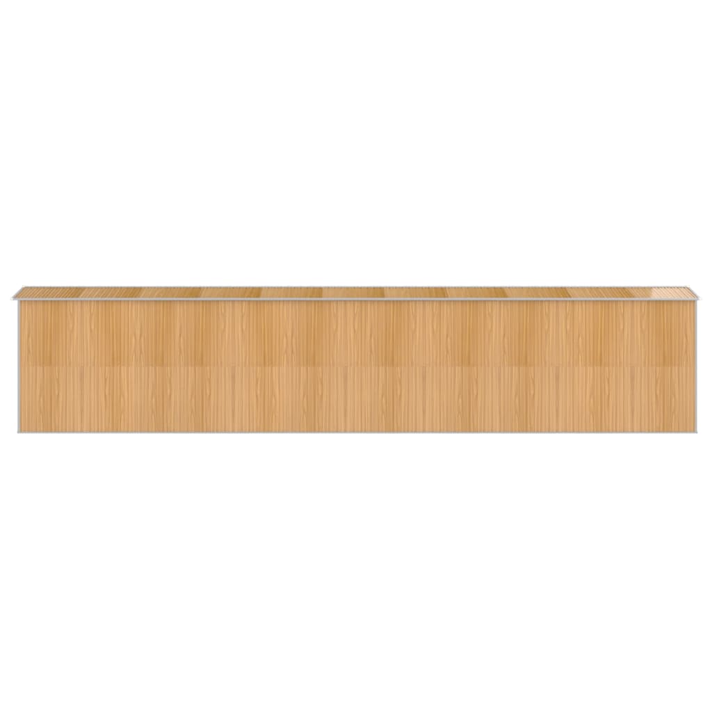 8720845582401_g_en_hd_3 vidaXL Garden Shed Light Brown 192x938x223 cm Galvanised Steel - Image 5