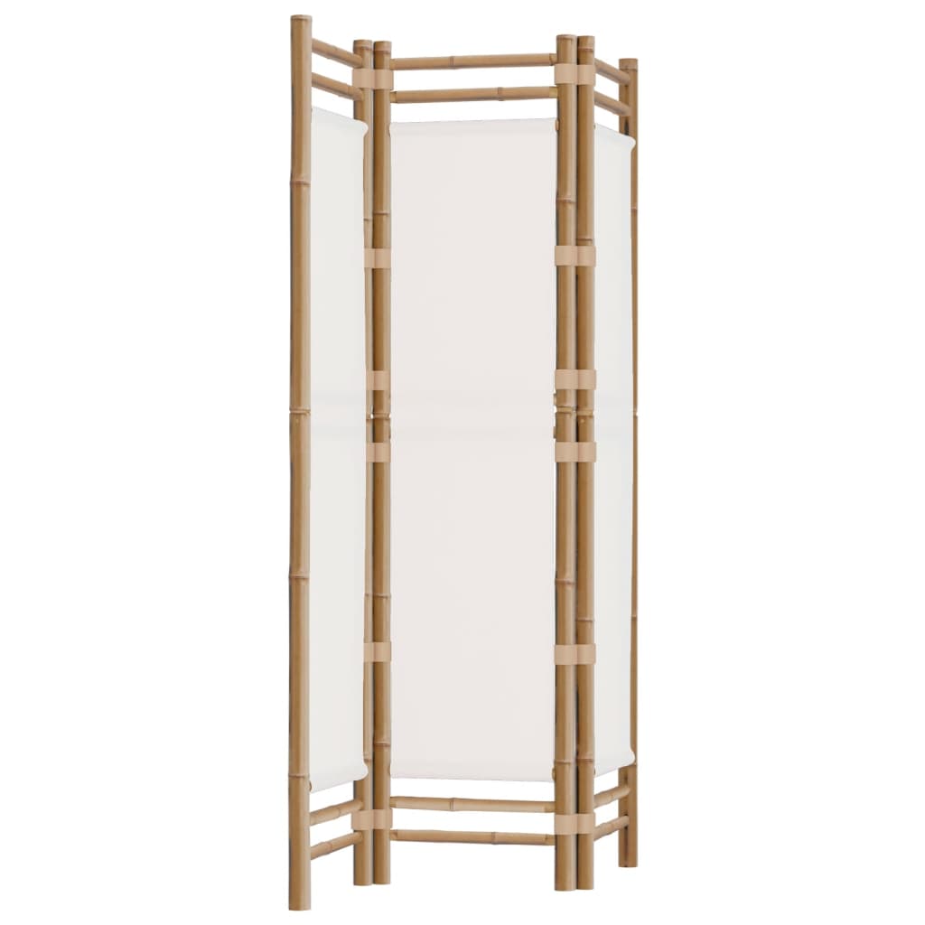 8720845600624_a_en_hd_1 vidaXL Folding 3-Panel Room Divider 120 cm Bamboo and Canvas - Image 2