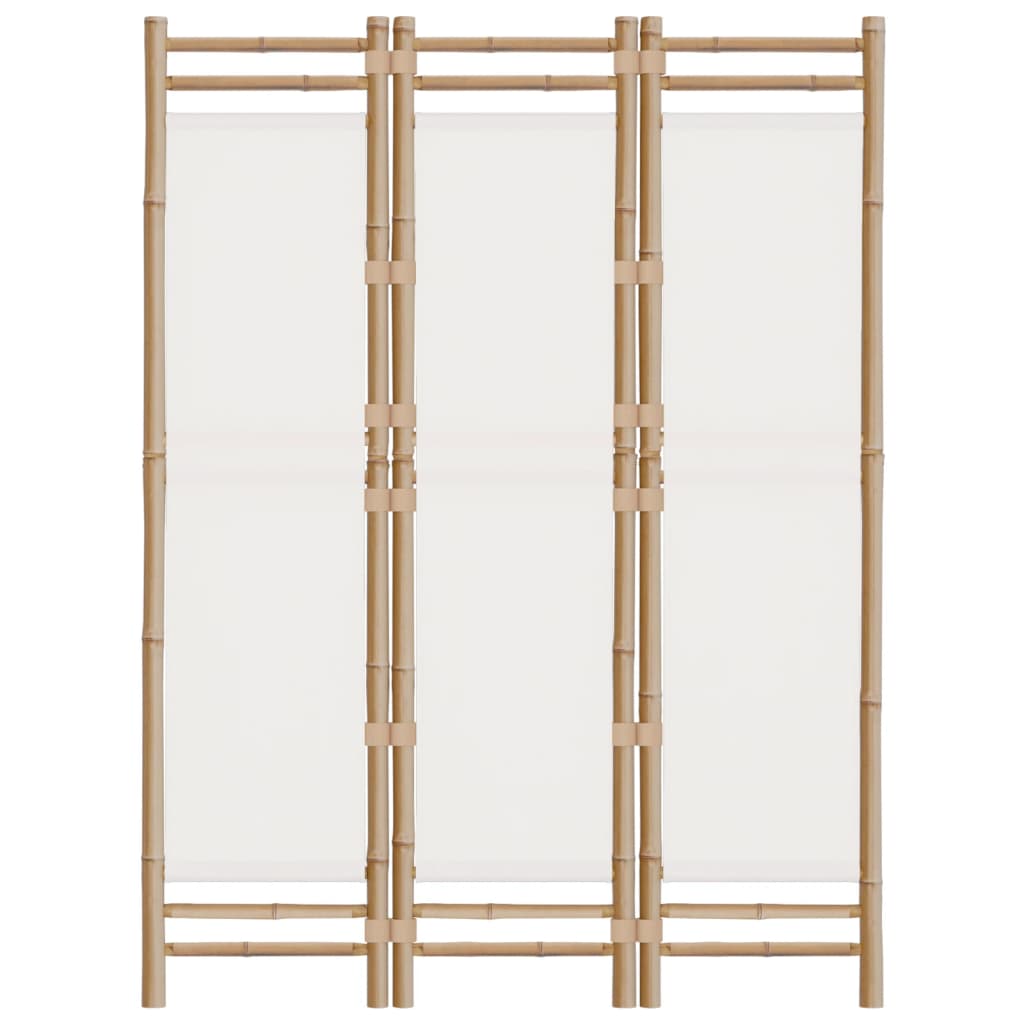 8720845600624_g_en_hd_2 vidaXL Folding 3-Panel Room Divider 120 cm Bamboo and Canvas - Image 4