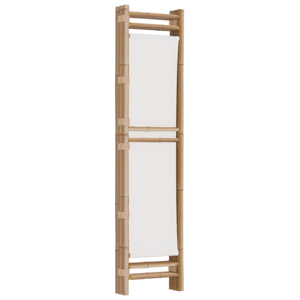 8720845600624_g_en_hd_4 vidaXL Folding 3-Panel Room Divider 120 cm Bamboo and Canvas - Image 6