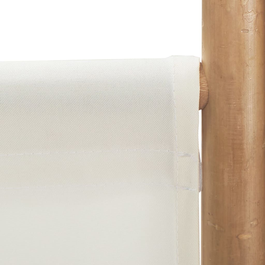 8720845600624_g_en_hd_6 vidaXL Folding 3-Panel Room Divider 120 cm Bamboo and Canvas - Image 8