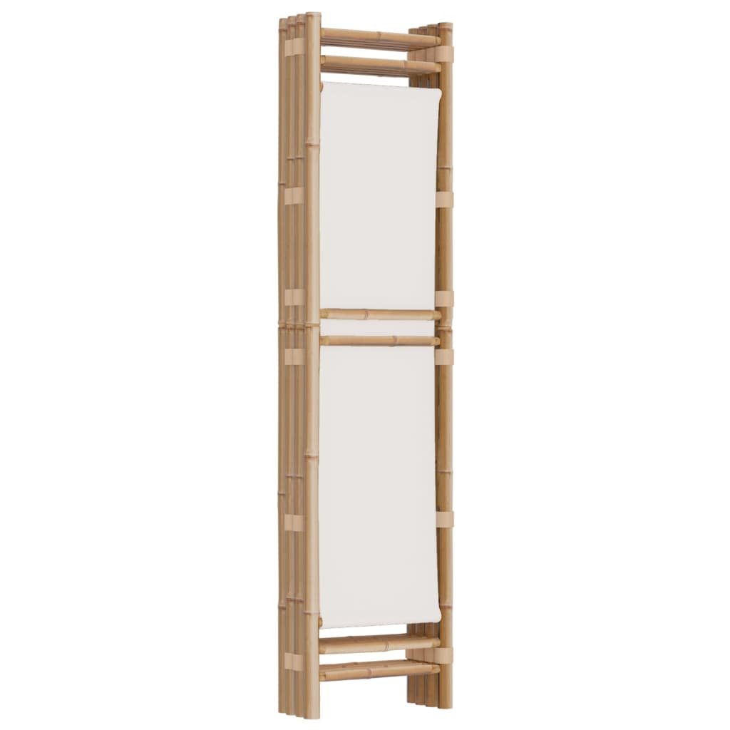 8720845600631_g_en_hd_4 vidaXL Folding 4-Panel Room Divider 160 cm Bamboo and Canvas - Image 6