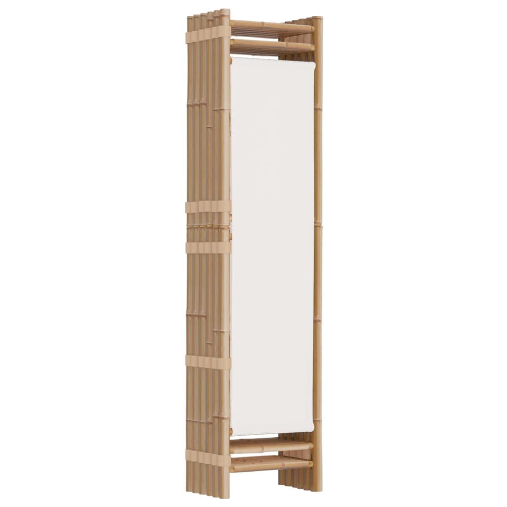 8720845600655_g_en_hd_4 vidaXL Folding 6-Panel Room Divider 240 cm Bamboo and Canvas - Image 6