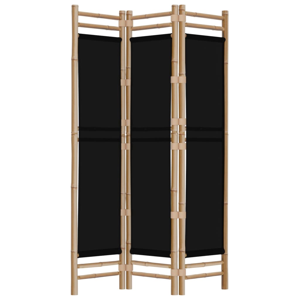 8720845600662_a_en_hd_1 vidaXL Folding 3-Panel Room Divider 120 cm Bamboo and Canvas - Image 2